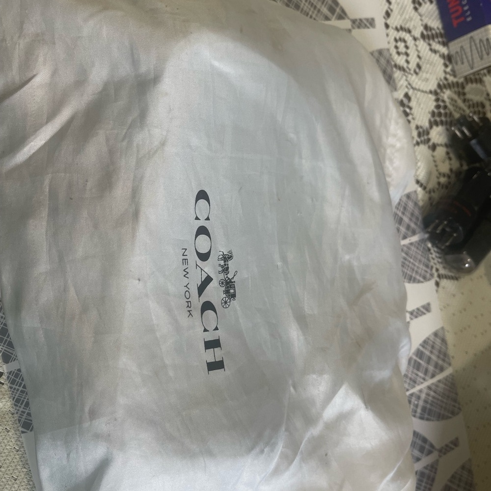 Coach White Storage Bag